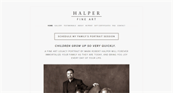Desktop Screenshot of halperfineart.com